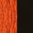 Fluorescent Orange Melange / Black