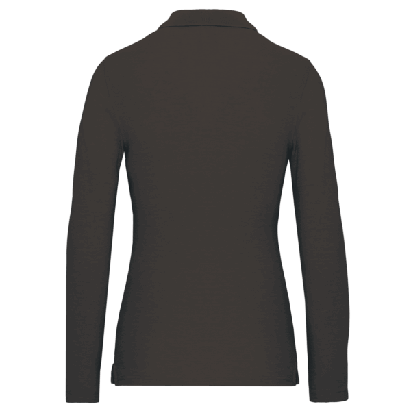 WK276 polo manches longues femme