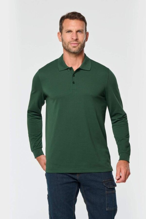 WK276 polo manches longues homme