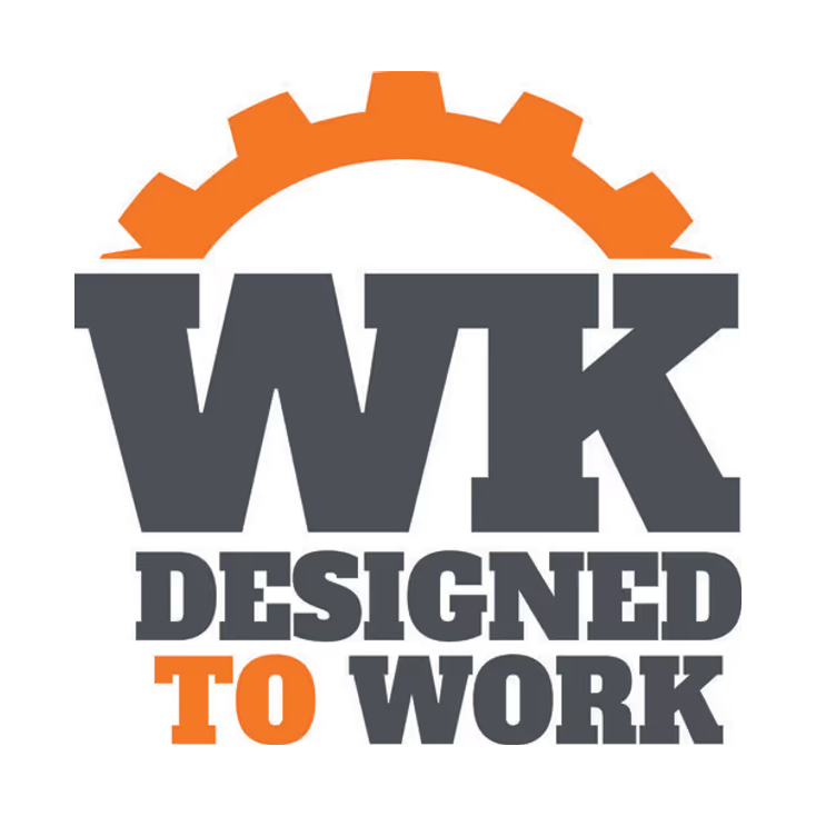logo wk designed to work