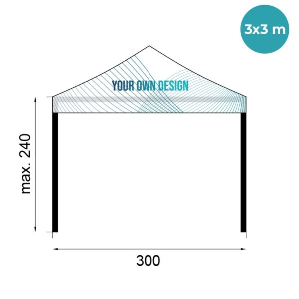 tente 3x3m