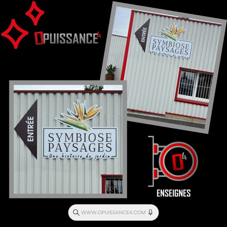 🌿 Une nouvelle enseigne pour Symbiose Paysages à Sausheim !

Un visuel à leur image pour marquer leur nouveau local.

Toujours un plaisir de collaborer ensemble sur de beaux projets 🌼

📩 contact@opuissance4.com
📞 03 89 57 44 23
📍 Sausheim 🥨
🛠️ Création & pose : OPUISSANCE4

#enseigne #signalétique #symbiosepaysages #opuissance4 #sausheim #identitévisuelle #jardin #collaboration