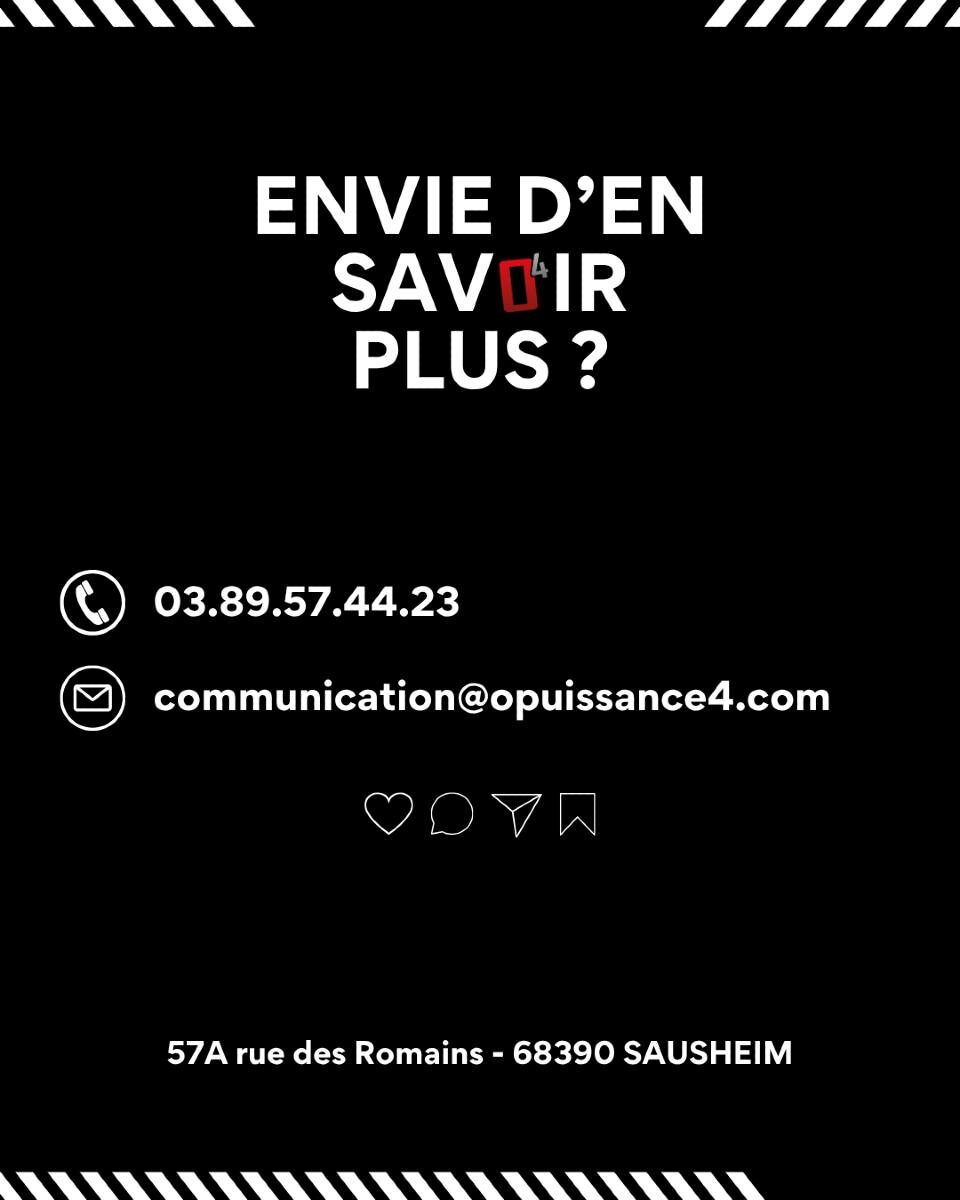 🚨 VENTES PRIVÉES chez OPUISSANCE4 🚨
Jusqu’à -50% sur une sélection de vêtements pros BOSSEUR !
👖 Pantalons, vestes, chaussures, accessoires… tout pour équiper les pros à prix réduits 💥

📍 Essayage et vente dans notre showroom à Sausheim
📆 Offre valable jusqu’à épuisement des stocks

📲 Feuilletez le catalogue complet en slider ➡️

📞 Une question ? Besoin d’un conseil ?
Contactez-nous au 03.89.57.44.23 ou par mail à communication@opuissance4.com