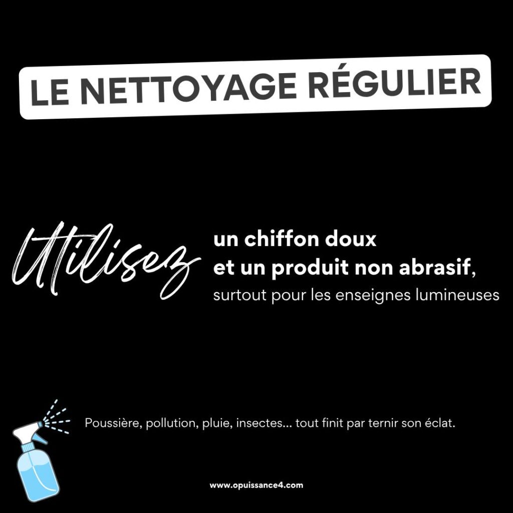 Une enseigne propre, c’est une image qui reste professionnelle !

Chez OPUISSANCE4, nous vous accompagnons de la création à la pose, et assurons aussi le service après-vente et l’entretien 🧰✨

Parce qu’une enseigne bien conçue et bien entretenue, c’est une visibilité qui dure dans le temps 💪

📩 Besoin d’une nouvelle enseigne ? Contactez-nous dès aujourd’hui !

📍 OPUISSANCE4 – SAUSHEIM 68390
📩 contact@opuissance4.com
📞 03 89 57 44 23

#enseigne #signalétique #communicationvisuelle #entreprise #imagepro #opuissance4 #madeinalsace #enseigniste #visibilité #entretien