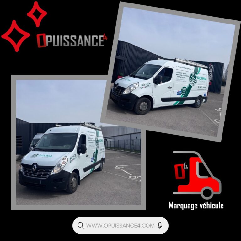 🚐✨ Un nouveau style pour un nouveau départ avec CICONIA ! 🌱👍🏻
💚Découvrez notre réalisation pour CICONIA, avec un marquage véhicule sobre et moderne à l’image de leur nouvelle identité.
Le design mise sur une typographie affirmée, une charte graphique épurée, et un positionnement stratégique des éléments pour une visibilité claire et professionnelle.
🔹 Nouveau style, nouvelle dynamique
🔹 Un marquage qui reflète le sérieux et la modernité de CICONIA
Merci à CICONIA pour leur confiance dans ce projet de renouveau visuel 🙌
#MarquageVéhicule #Ciconia #NouvelleIdentité #DesignÉpuré #CommunicationVisuelle #Opuissance4