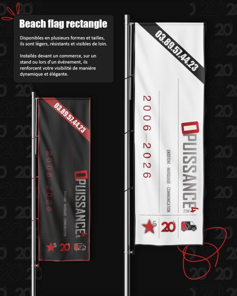 À l’approche des foires, salons et autres événements, c’est le moment idéal pour préparer votre visibilité 👀✨

Roll-up, beach flags, X-banners… des supports PLV pensés pour capter l’attention et valoriser votre image sur tous vos événements 

✔️ Une visibilité optimale 
✔️ Des supports professionnels, de qualités et durables
✔️ Des solutions faciles à installer et adaptées à vos besoins

Et ce mois-ci, profitez de -15% sur vos roll-up 👀

L’occasion parfaite pour vous équiper avant vos prochains rendez-vous 💡

🌐 https://www.opuissance4.com

📩 contact@opuissance4.com 

📍 57a rue des Romains, Sausheim

#opuissance4 #plv #alsace #communicationvisuelle #salonpro
