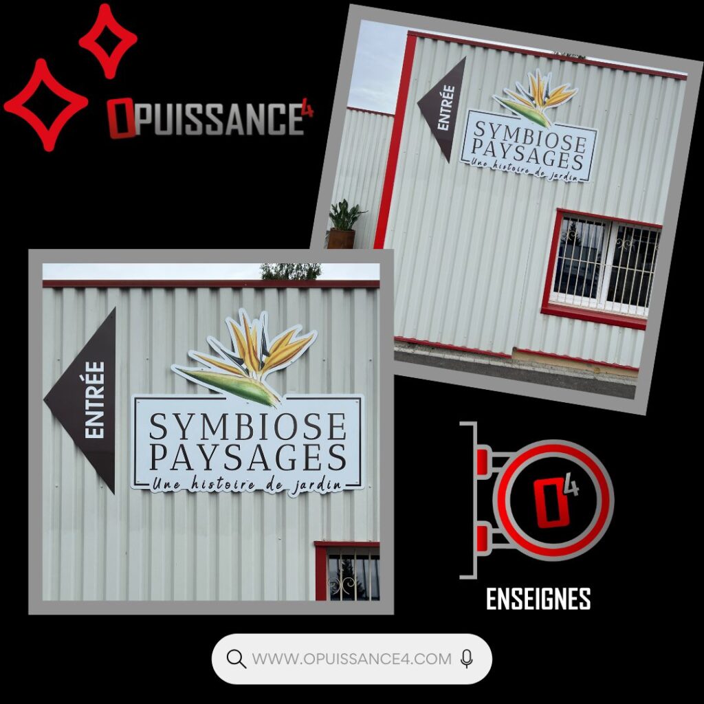 🌿 Une nouvelle enseigne pour Symbiose Paysages à Sausheim !

Un visuel à leur image pour marquer leur nouveau local.

Toujours un plaisir de collaborer ensemble sur de beaux projets 🌼

📩 contact@opuissance4.com
📞 03 89 57 44 23
📍 Sausheim 🥨
🛠️ Création & pose : OPUISSANCE4

#enseigne #signalétique #symbiosepaysages #opuissance4 #sausheim #identitévisuelle #jardin #collaboration