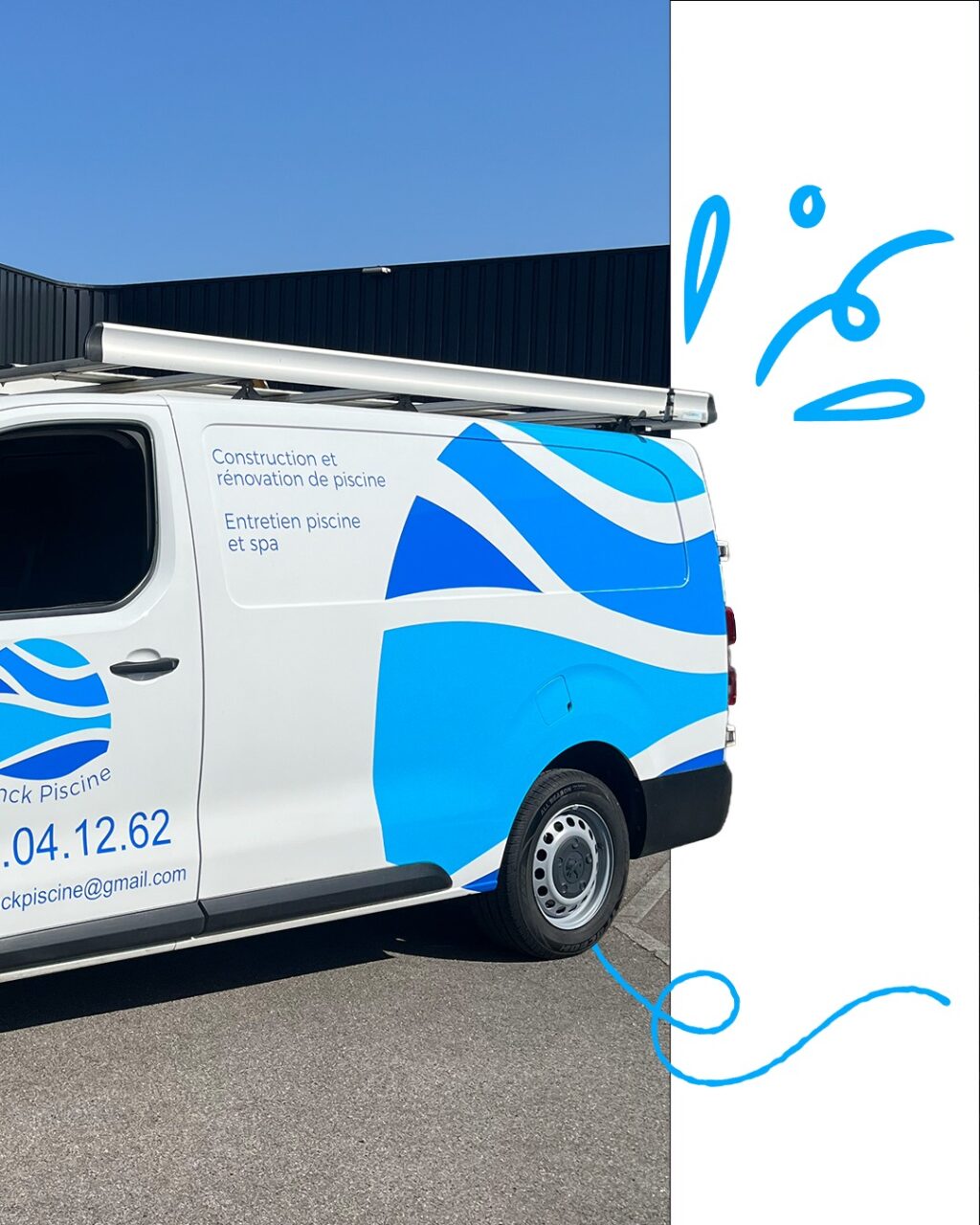 Un marquage qui fait la différence 👀✨

Réalisation d’un marquage véhicule pour Franck Piscine, pensé pour allier visibilité et image professionnelle sur la route 🚐

Un support de communication mobile, idéal pour être vu au quotidien et valoriser son activité.

✔️ Une visibilité optimale
✔️ Une image professionnelle
✔️ Un marquage durable et soigné

Un véhicule qui devient un véritable outil de communication 💡

🌐 https://www.opuissance4.com

📩 contact@opuissance4.com 

📍 57a rue des Romains, Sausheim

#MarquageVehicule #CommunicationVisuelle #opuissance4 #Alsace