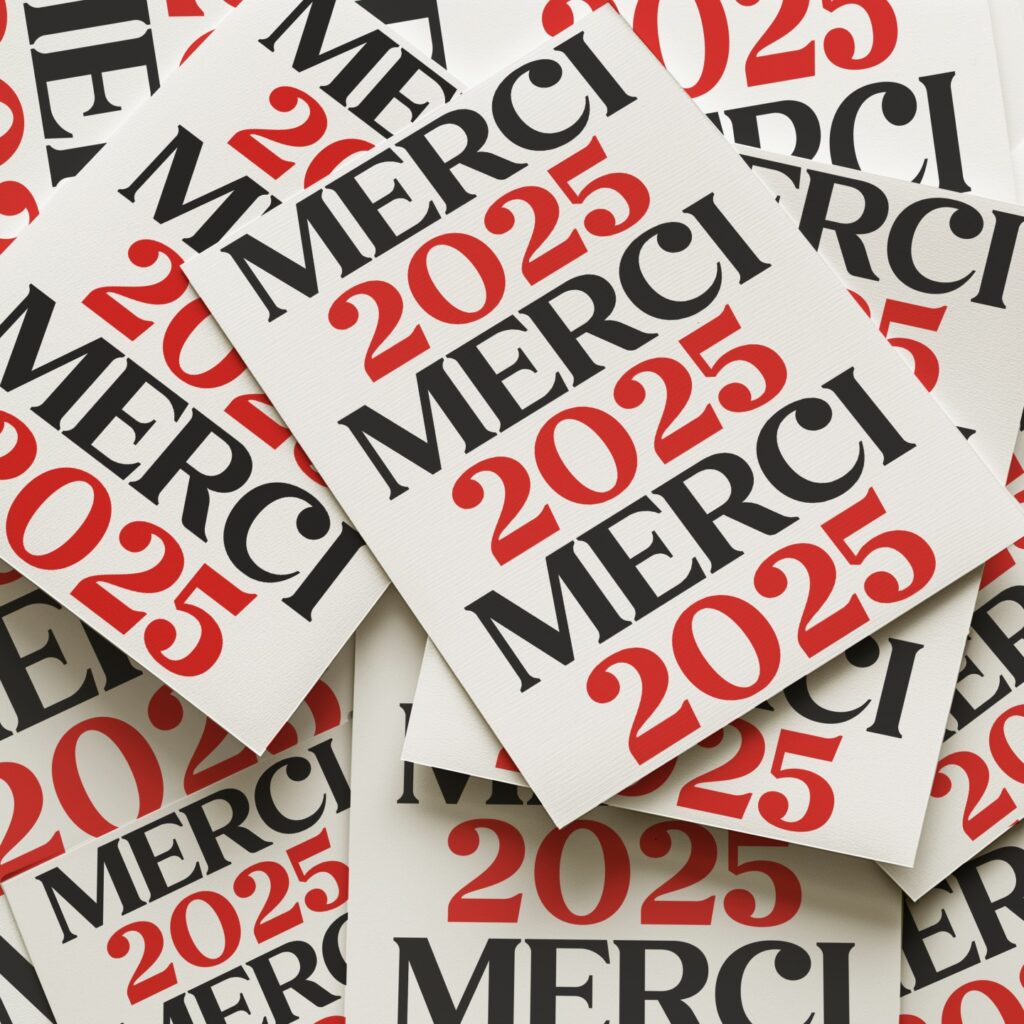✨ Merci 2025 !

Une année riche en projets, en rencontres et en belles réalisations.🫶

Merci à tous nos clients pour leur confiance, leur fidélité et leur énergie qui nous motivent chaque jour.✨

Toute l’équipe O Puissance 4 vous remercie du fond du cœur ❤️

🌬️On se retrouve en 2026 pour encore plus d’accompagnement, de créativité et de beaux projets visuels !

#opuissance4 #merci #clients #communicationvisuelle #alsace