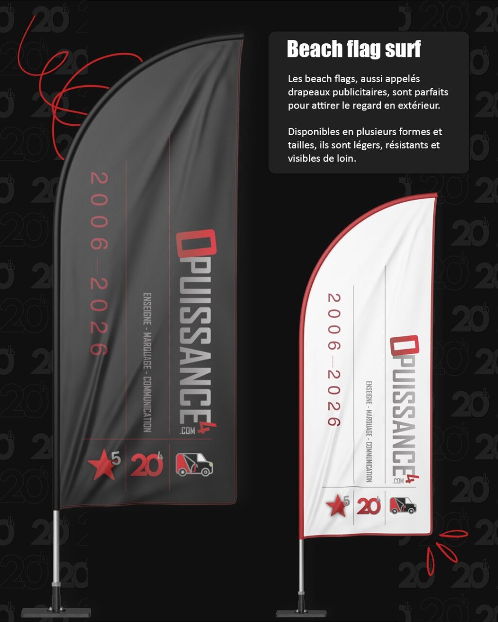 À l’approche des foires, salons et autres événements, c’est le moment idéal pour préparer votre visibilité 👀✨

Roll-up, beach flags, X-banners… des supports PLV pensés pour capter l’attention et valoriser votre image sur tous vos événements 

✔️ Une visibilité optimale 
✔️ Des supports professionnels, de qualités et durables
✔️ Des solutions faciles à installer et adaptées à vos besoins

Et ce mois-ci, profitez de -15% sur vos roll-up 👀

L’occasion parfaite pour vous équiper avant vos prochains rendez-vous 💡

🌐 https://www.opuissance4.com

📩 contact@opuissance4.com 

📍 57a rue des Romains, Sausheim

#opuissance4 #plv #alsace #communicationvisuelle #salonpro