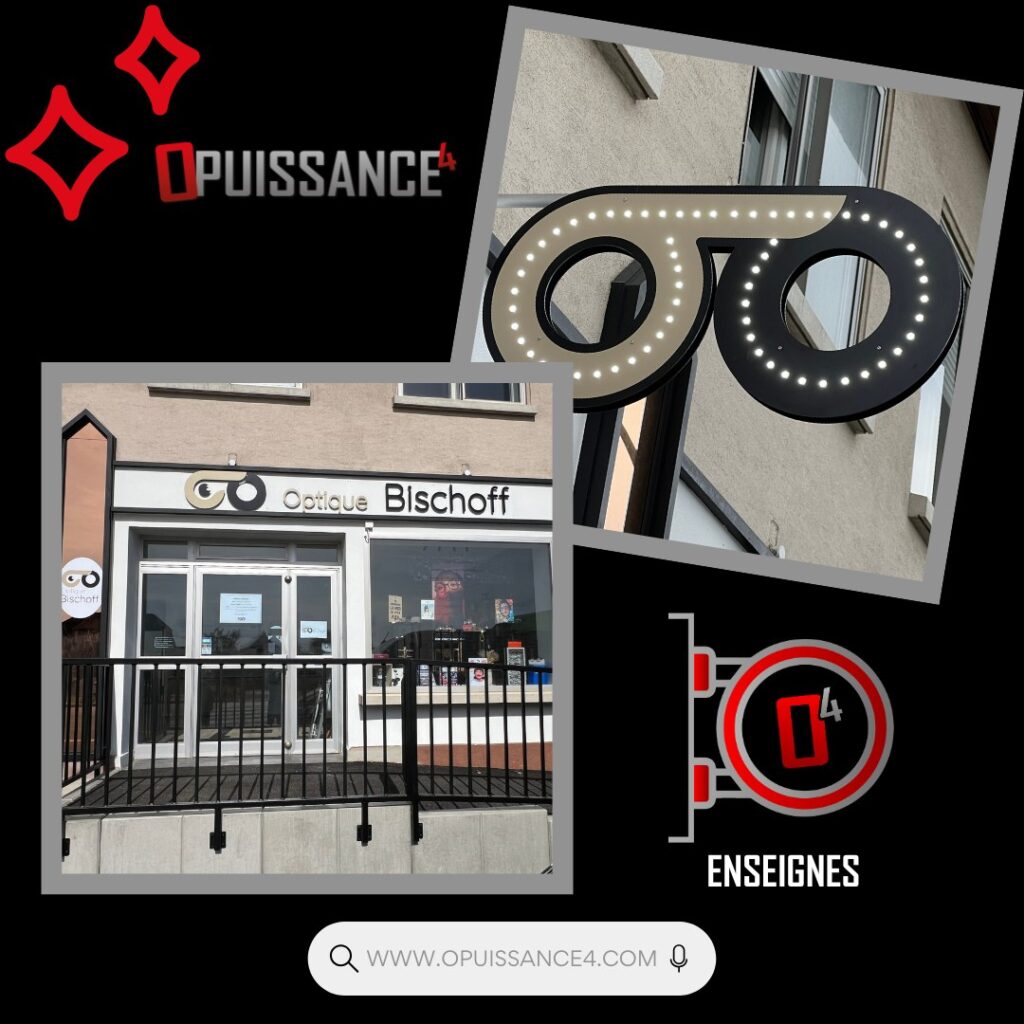 👓✨ Une enseigne sur-mesure qui attire tous les regards ! 💡🏪
Pour Optique Bischoff, nous avons réalisé une enseigne façade ainsi qu’une enseigne drapeau personnalisée en forme de lunettes, directement inspirée de leur logo.
🔸 Un design unique et identifiable au premier coup d'œil
🔸 Une signalétique élégante et parfaitement intégrée à la devanture
🔸 Une création sur-mesure qui reflète leur univers et leur professionnalisme
Merci à Optique Bischoff pour leur confiance dans ce projet tout en finesse ! 🙌
#EnseigneSurMesure #EnseigneDrapeau #OptiqueBischoff #SignalétiqueCréative #Opuissance4